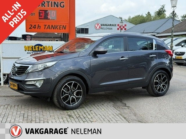 KIA Sportage 2.0 CVVT 163pk Automaat. X-clusive rijklaarprij, Auto's, Gebruikt, Zwart, 4 cilinders, 163 pk