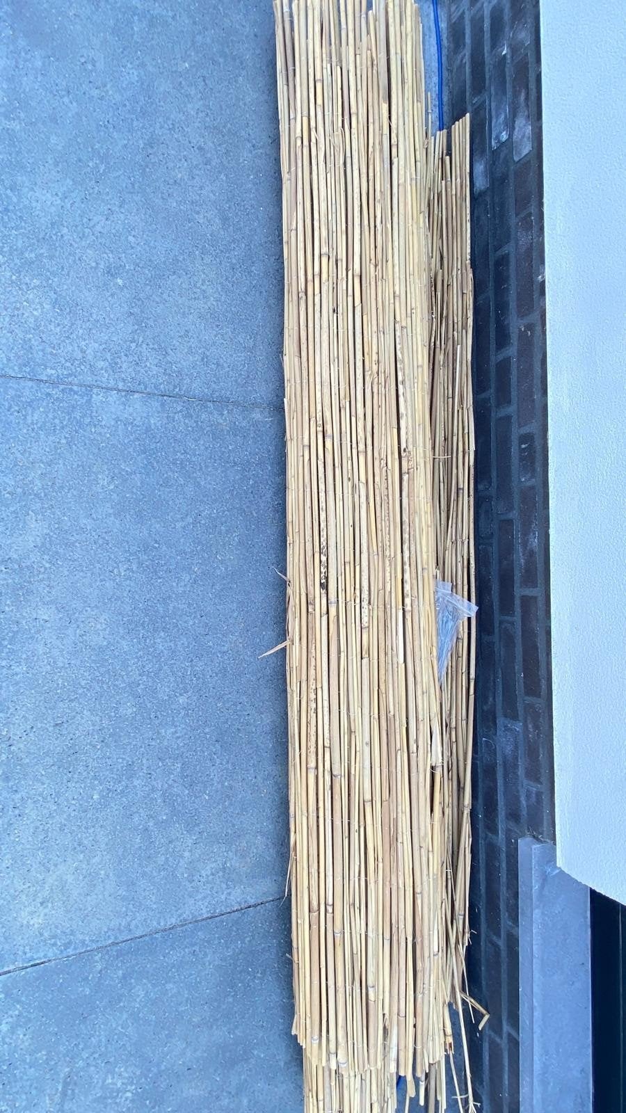 bamboe mat  nieuw  2 meter, Tuin en Terras, Tuinschermen, Ophalen, Overige materialen, 200 cm of meer, Nieuw