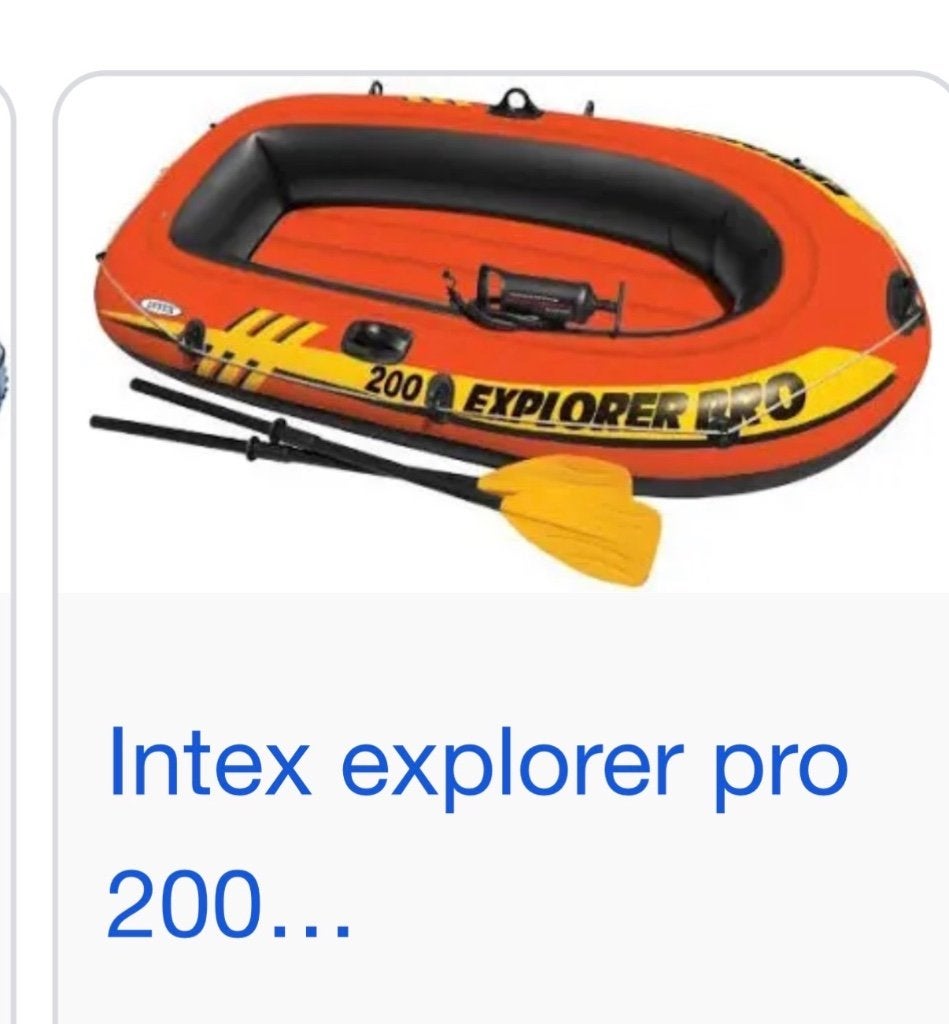 Opblaasbaar boot, Ophalen, Gebruikt