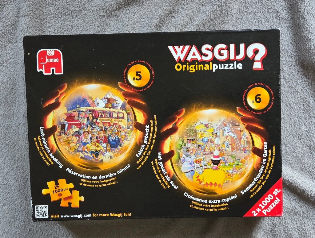 Wasgij puzzel 5 en 6, Ophalen, 500 t/m 1500 stukjes, Gebruikt