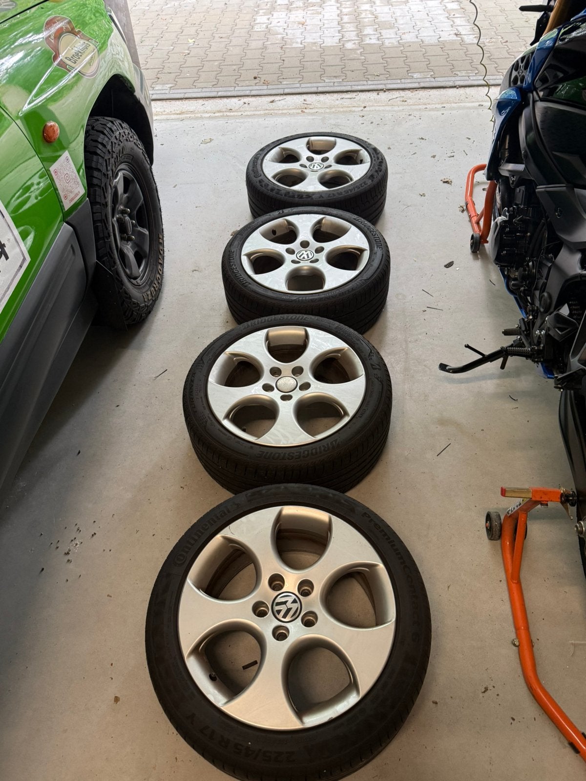 Volkswagen golf 5 gti velgen 5x112 17 inch, Auto-onderdelen, Banden en Velgen, Ophalen, Gebruikt, Banden en Velgen, 17 inch