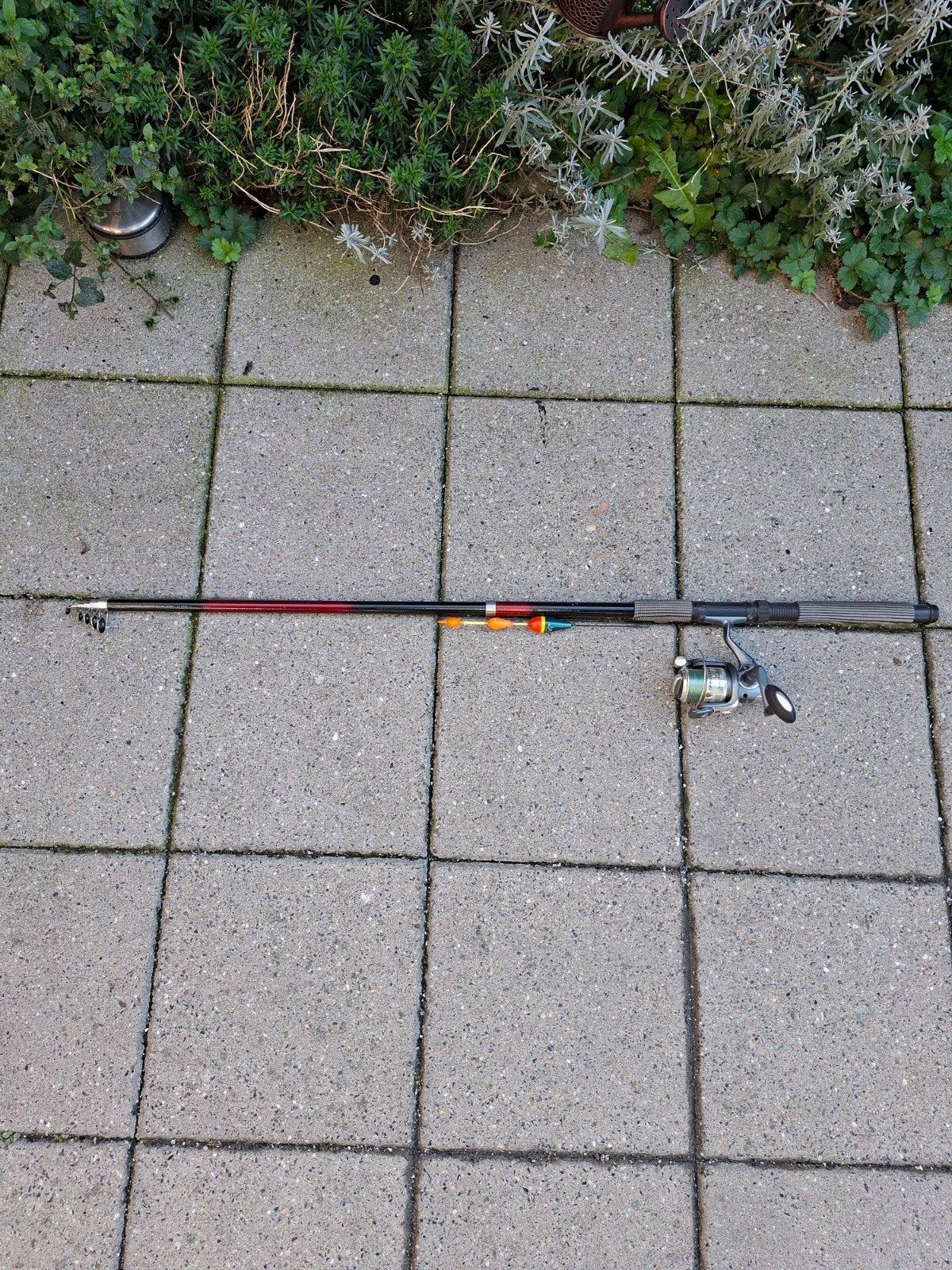 Daiwa vishengel met Ultimate Frontdrag 4000 molen, Ophalen, Gebruikt, Complete hengel