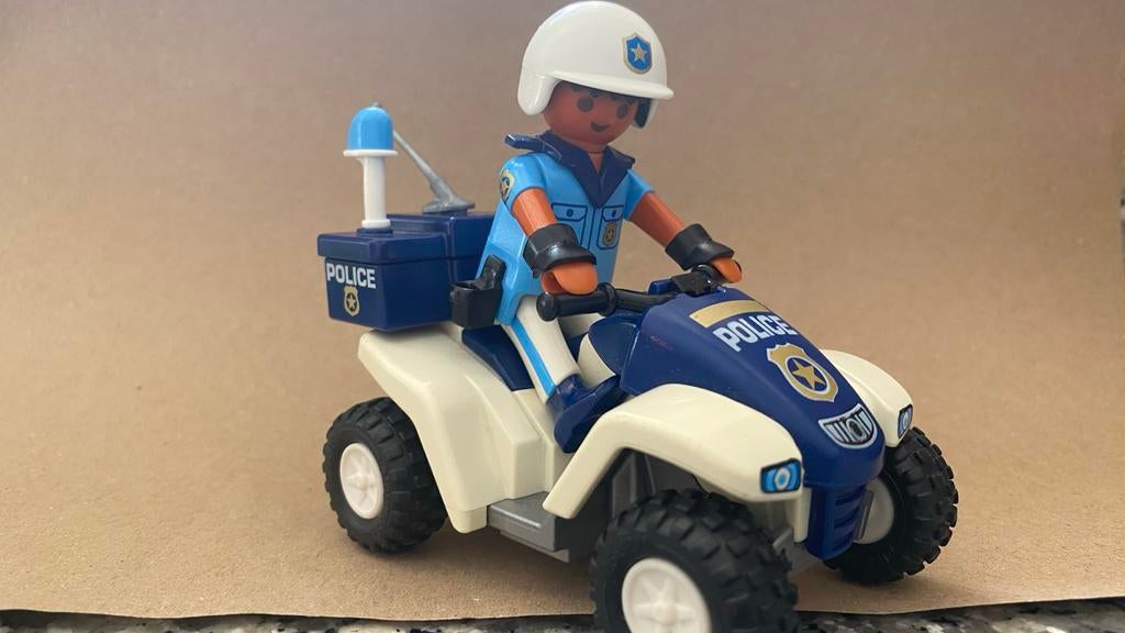 Playmobil Politie Squad Quad met Pull Back Motor (3655/71092, Ophalen of Verzenden, Gebruikt, Jongen of Meisje