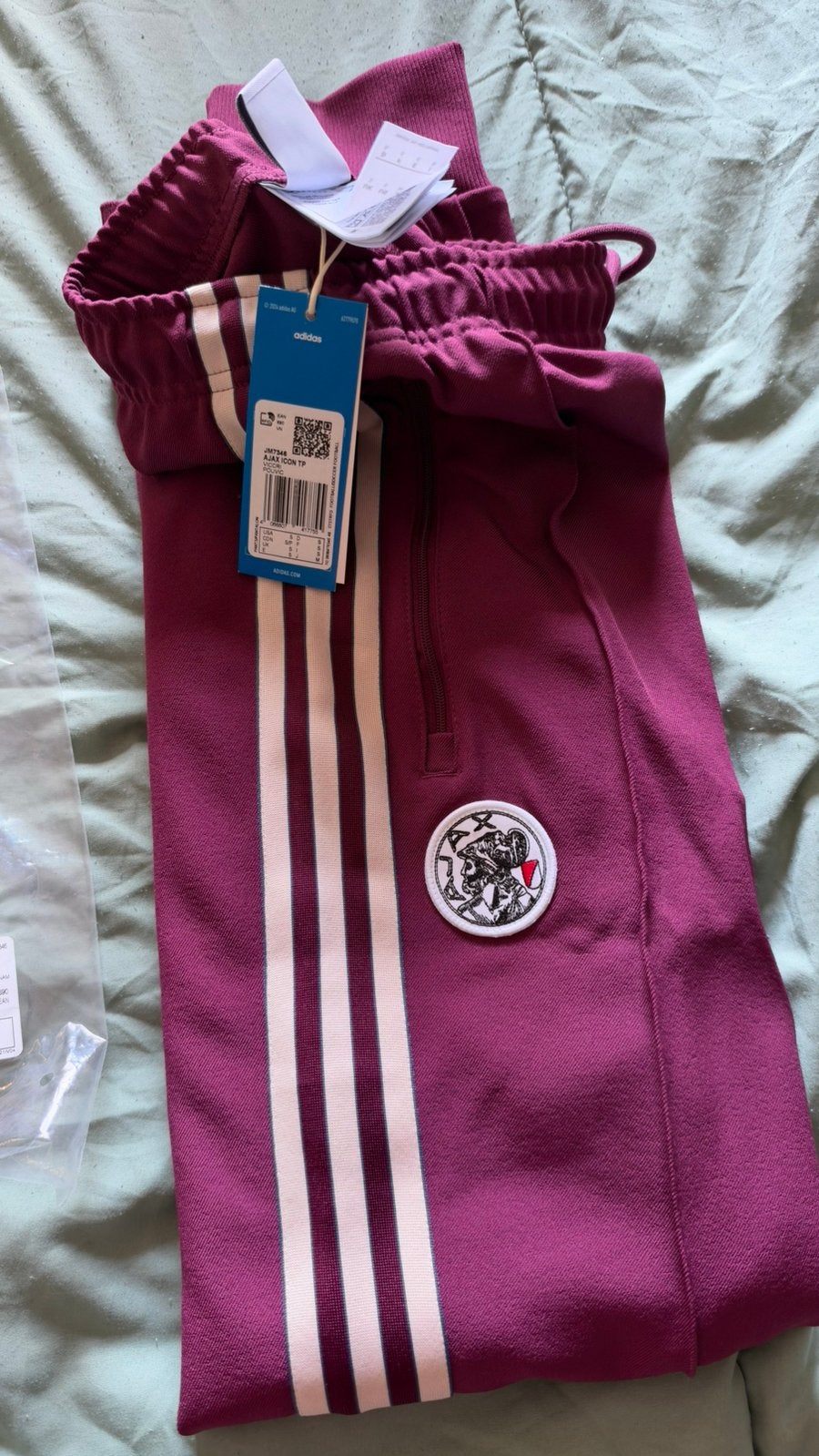 Adidas ajax terrace icons collectie.Nieuw maat S., Paars, Nieuw, Ophalen of Verzenden, Voetbal