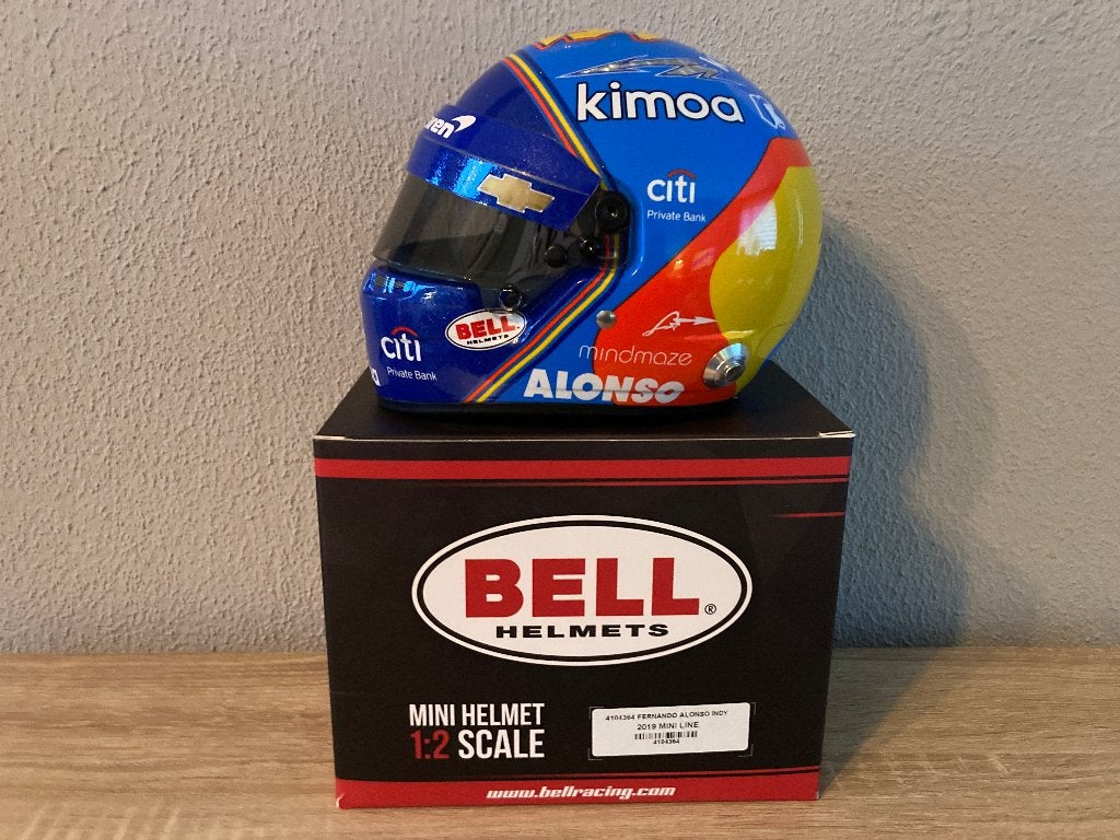 ✅ Fernando Alonso 1:2 helm Indy 500 2019 Chevrolet Mclaren, Ophalen of Verzenden, Nieuw, Formule 1