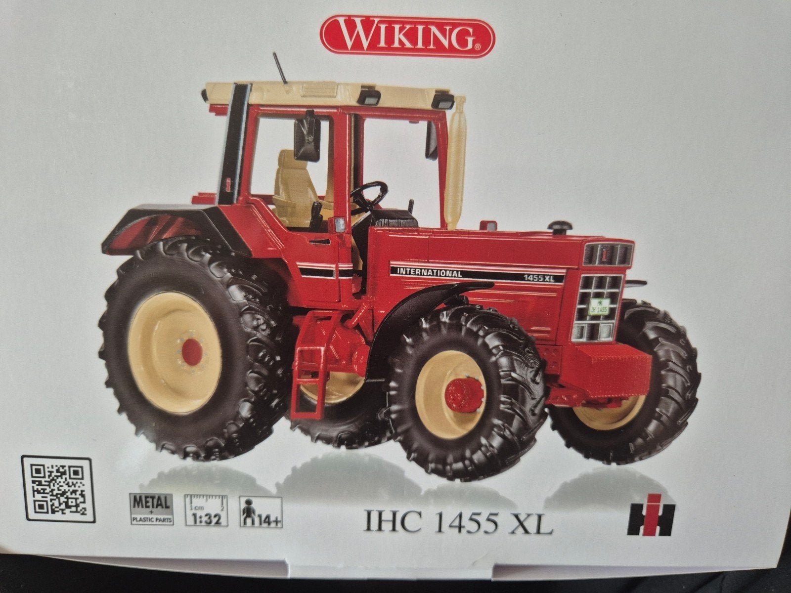 Wiking IHC 1455 XL Tractor Model 1:32, Hobby en Vrije tijd, Modelauto's | 1:32, Ophalen of Verzenden