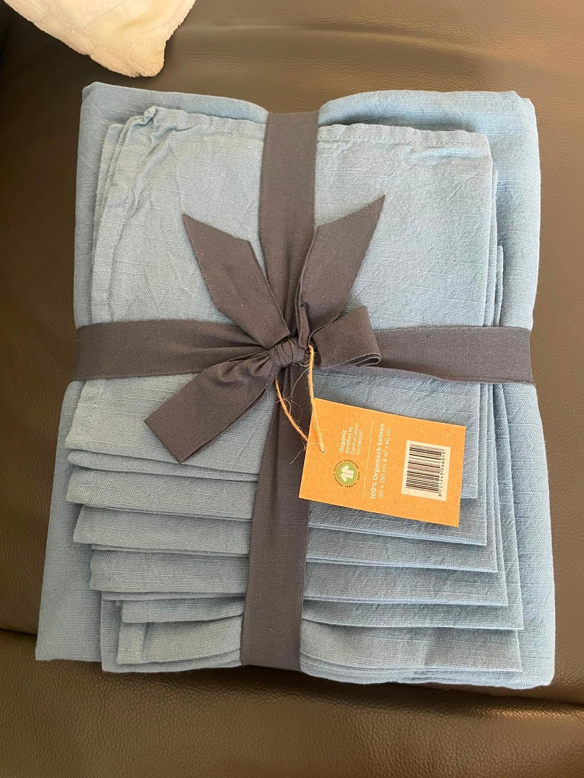Tafellaken set blauw nieuw, Inclusief servetten, Blauw, Nieuw, Ophalen of Verzenden