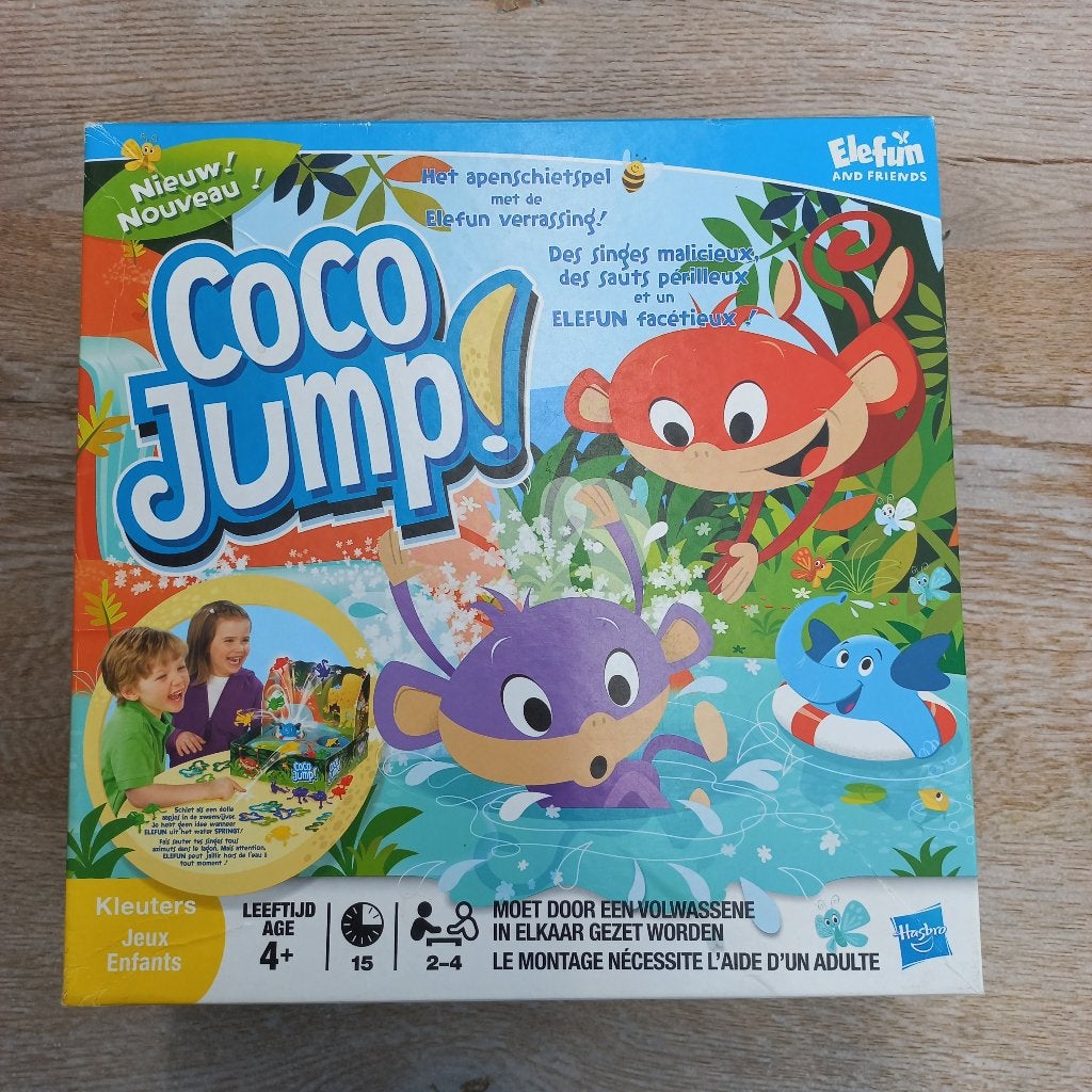 Coco Jump, Drie of vier spelers, Ophalen of Verzenden, Gebruikt, Hasbro