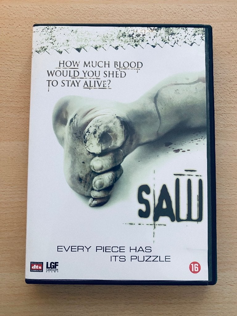 DVD: SAW, Cd's en Dvd's, Vanaf 16 jaar, Breedbeeld, Ophalen of Verzenden, Gebruikt