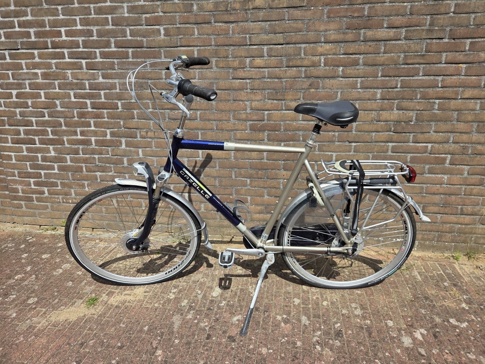 Gazelle herenfiets - Goede staat hoge maat, Ophalen, Gebruikt, Velgrem, Versnellingen