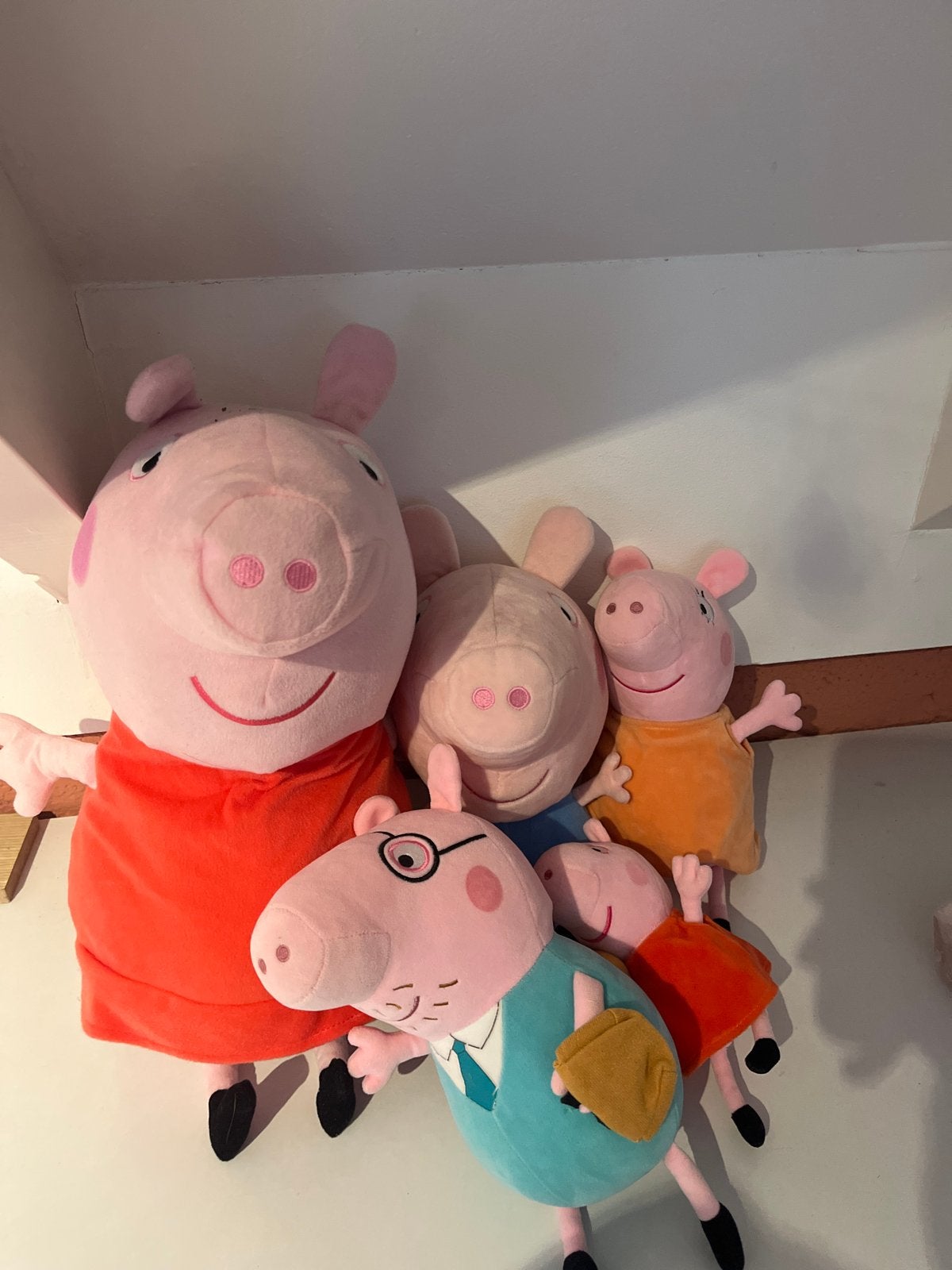 Peppa Pig Knuffels - Familie set, Kinderen en Baby's, Speelgoed | Knuffels en Pluche, Gebruikt, Overige merken, Overige typen