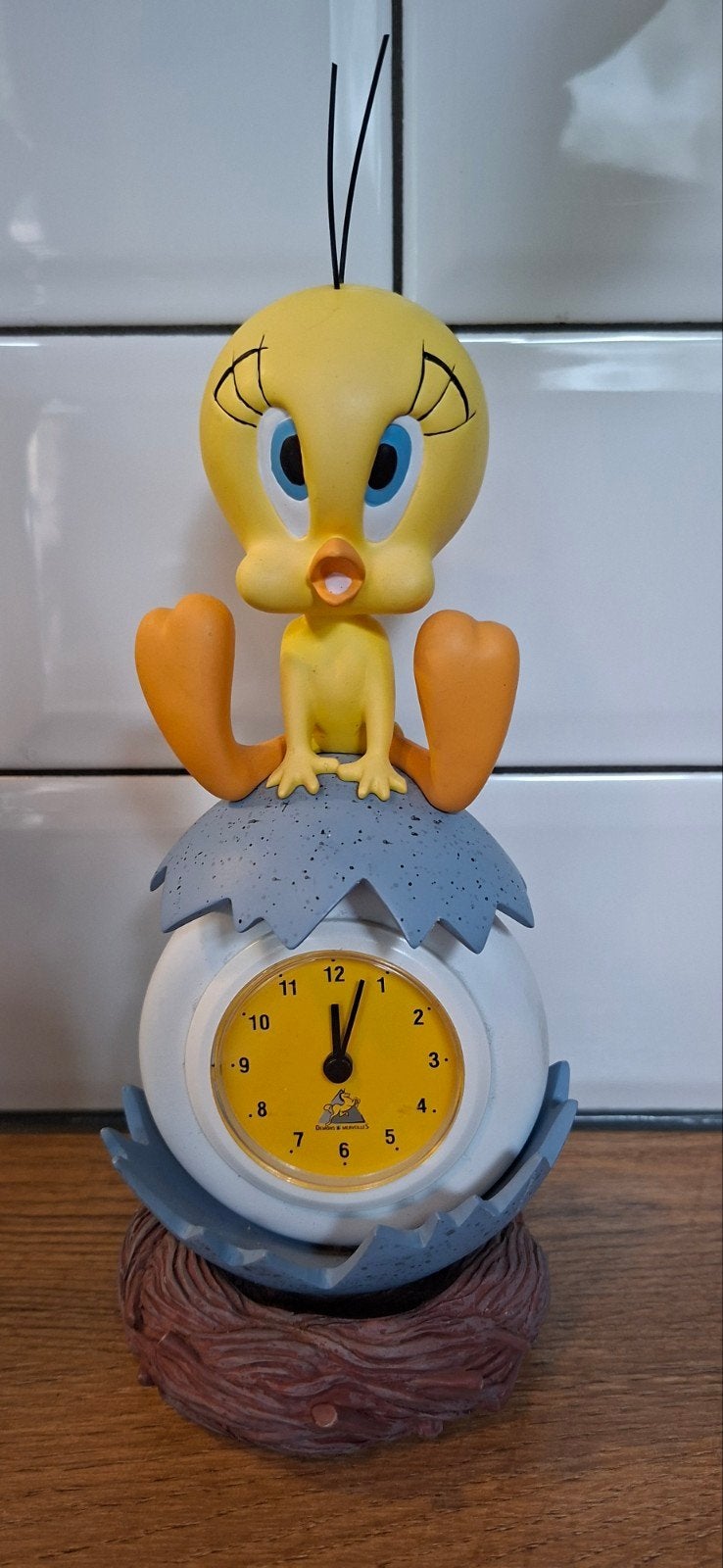 Vintage Tweety Klokje Demons & Merveilles Warner Bros 2001, Antiek en Kunst, Ophalen of Verzenden