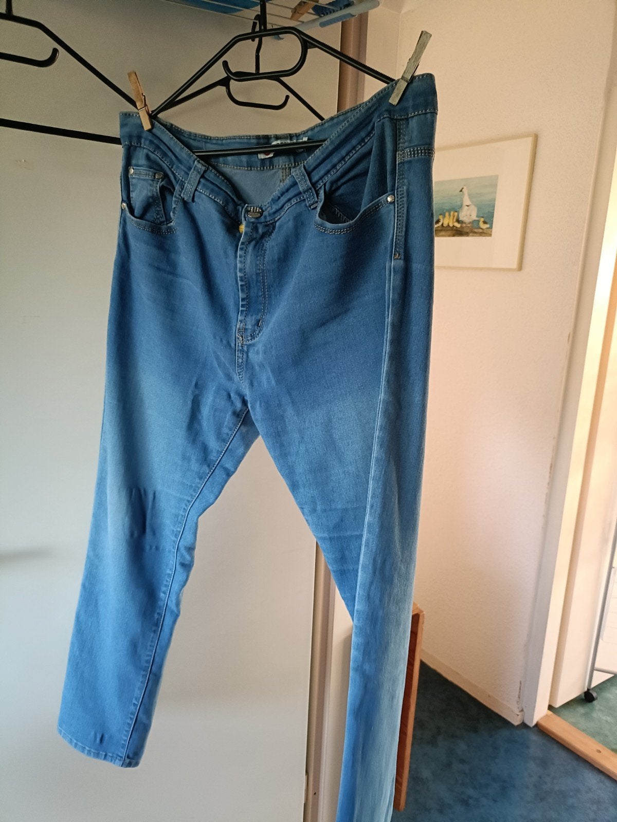 Jeans - Maat 4XL/48, Kleding | Dames, Blauw, Overige jeansmaten, Gedragen, G-Smack