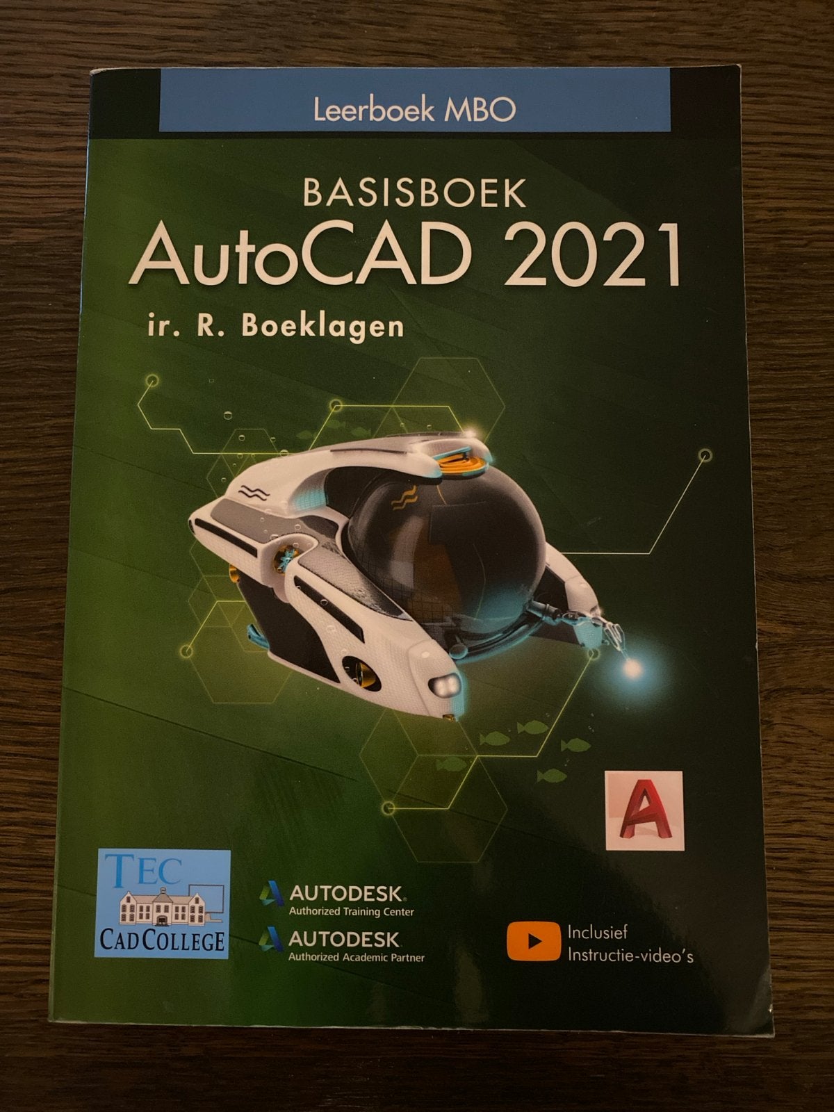 Basisboek AutoCAD 2021 - ir. R. Boeklagen (MBO), Ophalen of Verzenden, Zo goed als nieuw, MBO
