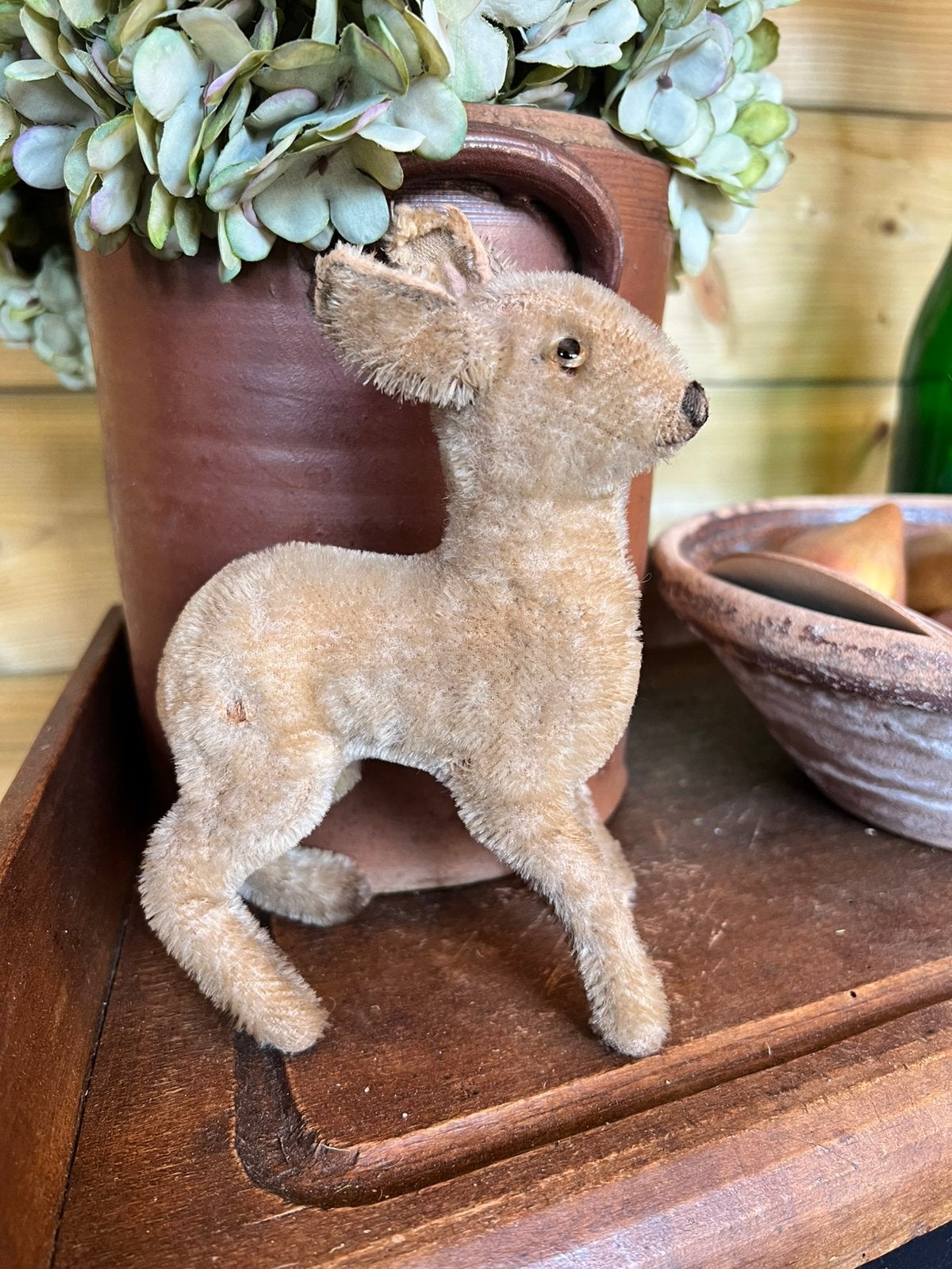 Max Carl vintage hertje fawn knuffel hert bambi, Antiek en Kunst, Ophalen