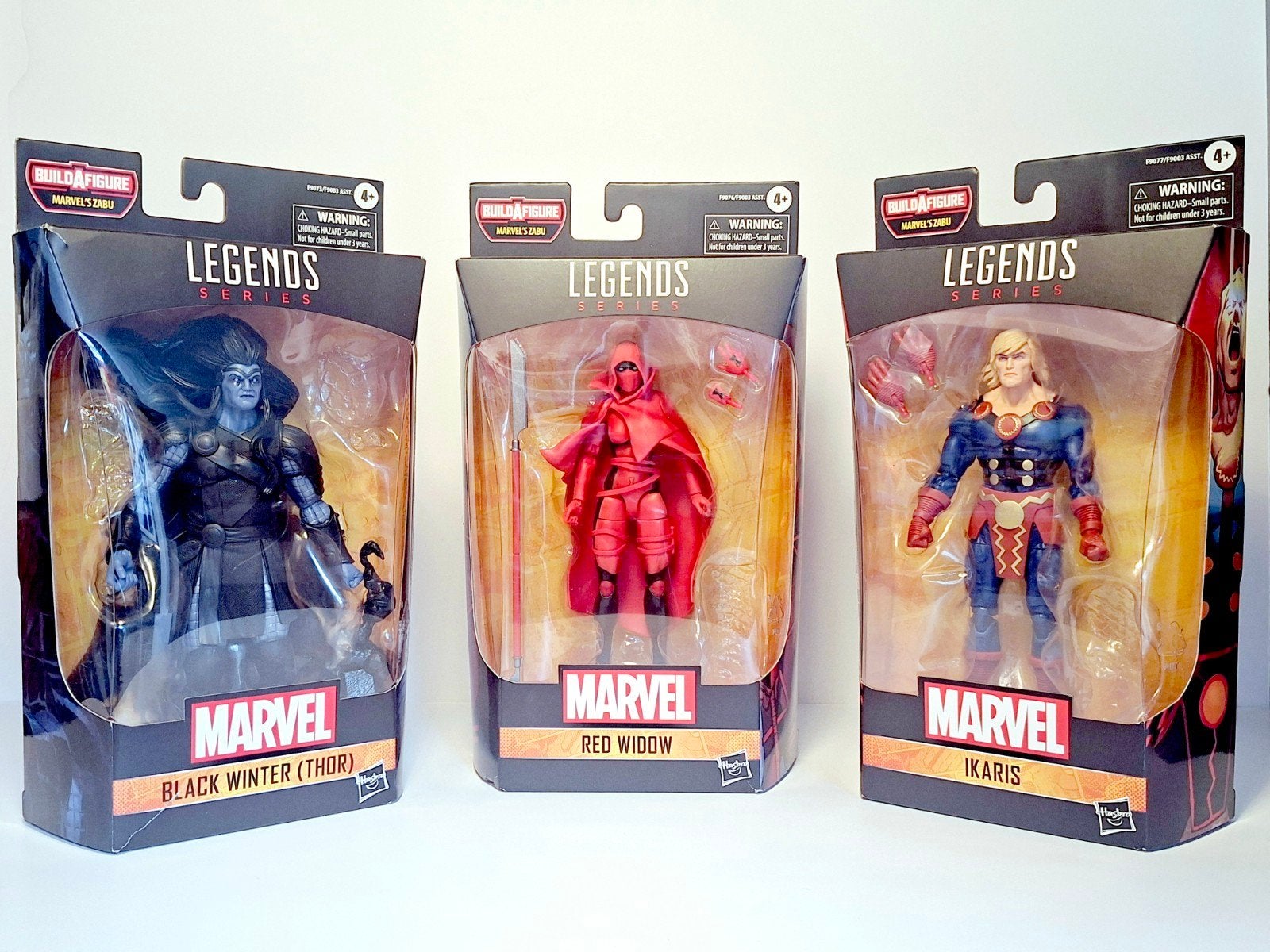 Marvel Legends Actiefiguren: Black Winter, Red Widow & Ikari, Ophalen of Verzenden, Nieuw