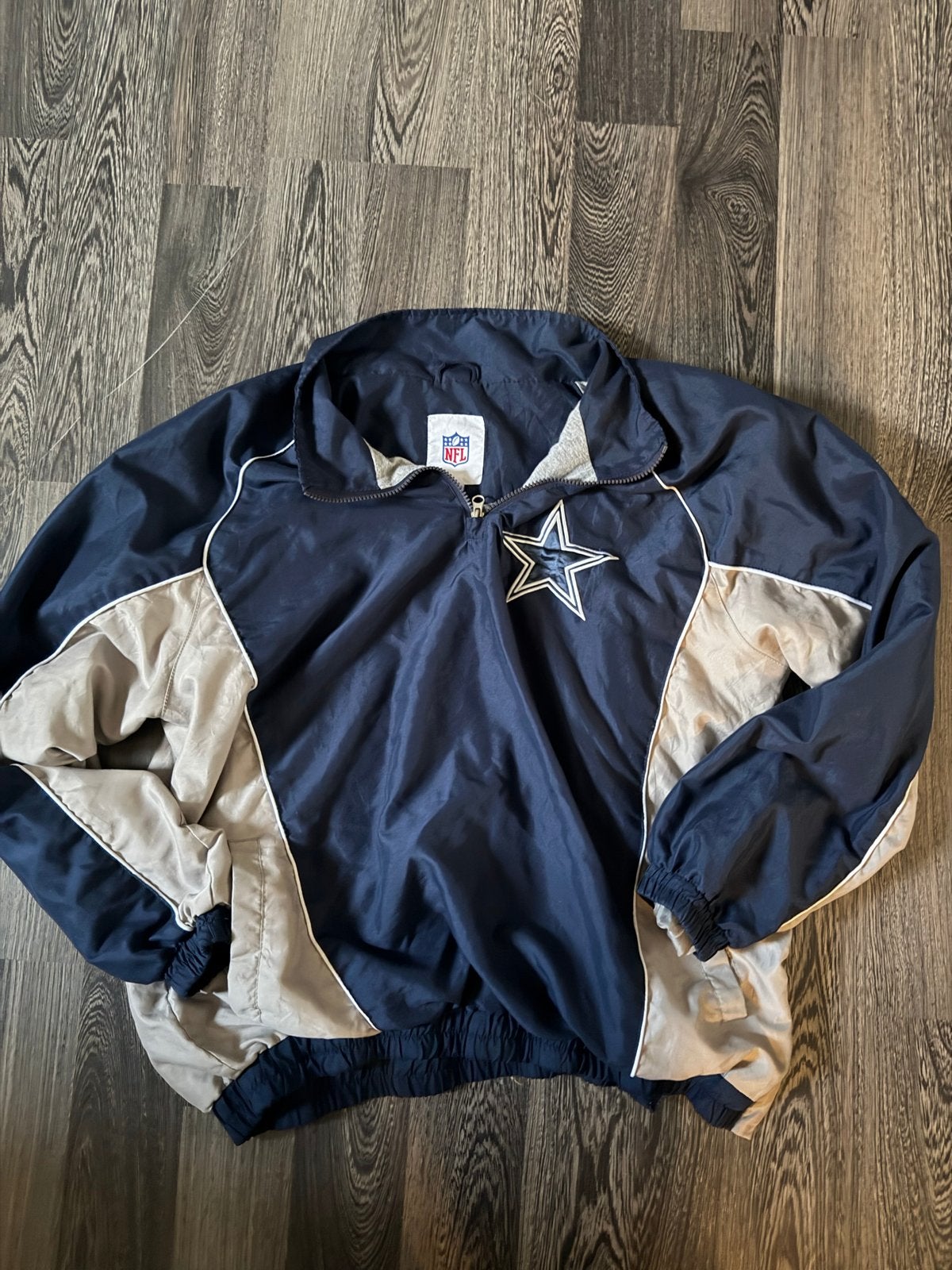 NFL Dallas Cowboys Windjack - XL, Verzenden, Zo goed als nieuw, Maat 56/58 (XL), Blauw