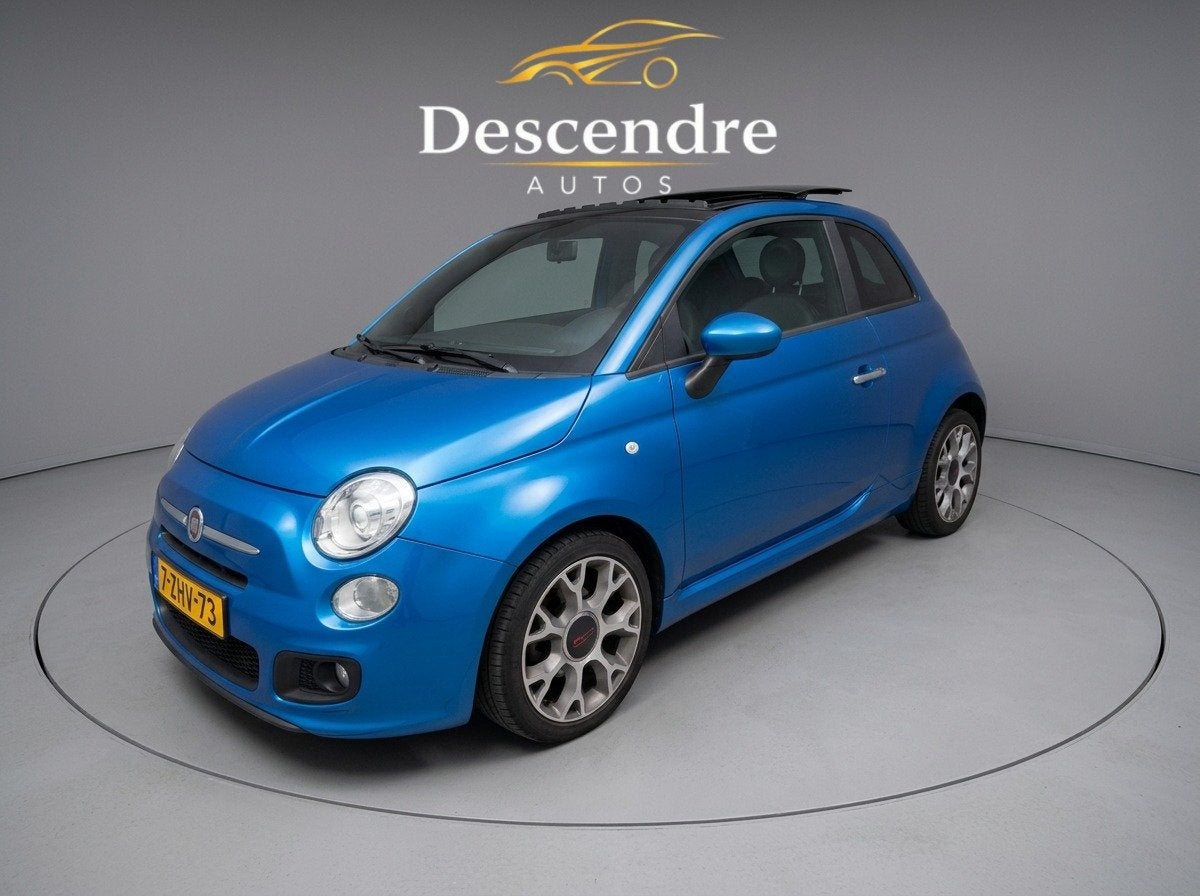 Fiat 500 0.9 TwinAir Turbo 500S panodak 6 maand garantie, Auto's, Gebruikt, Met garantie (alle), Leder en Stof, Origineel Nederlands