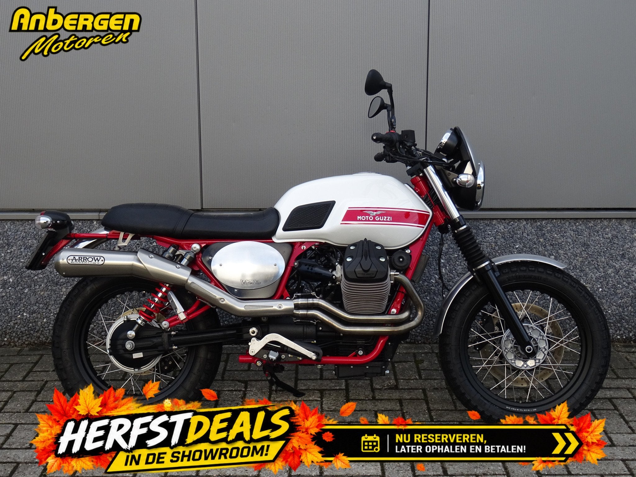 Moto Guzzi V 7 II STORNELLO (bj 2016), 750 cc, Toermotor, Gebruikt, Bedrijf