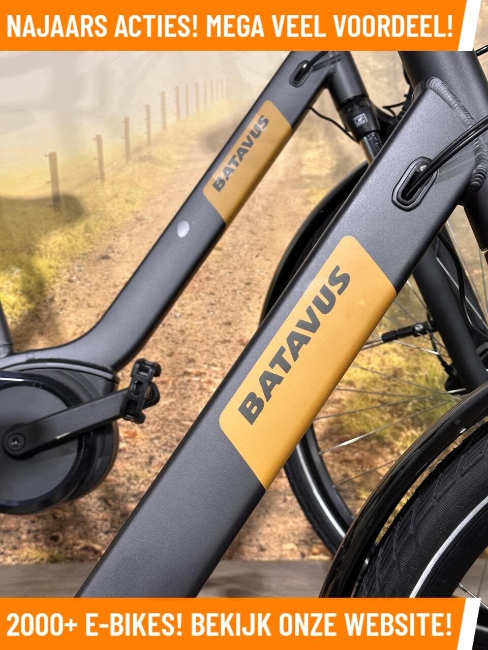 Batavus Altura elektrische fiets met BOSCH middenmotor ebike, Nieuw, 50 km per accu of meer, Batavus