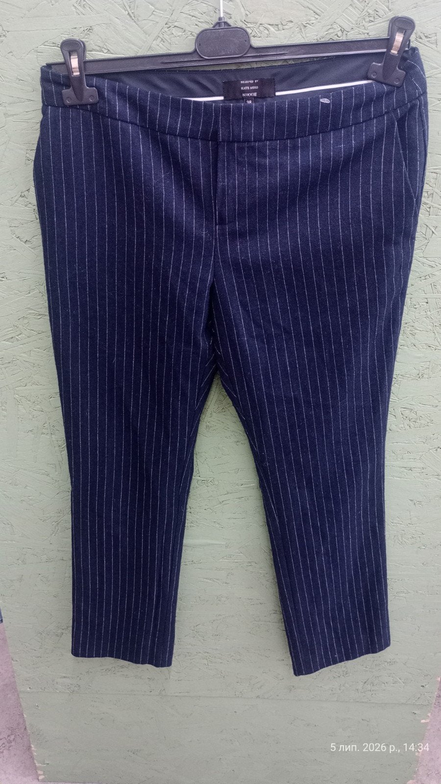 Nikkie by Kate Moss Gestreepte Broek - Maat 38, Maat 38/40 (M), Blauw, Ophalen of Verzenden, Zo goed als nieuw