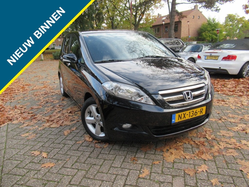 Honda FR-V 1.8i NW | GrBeurt+APK+Remmen | Garantie! |, Auto's, Honda, Gebruikt, 4 cilinders, Zwart, Handgeschakeld