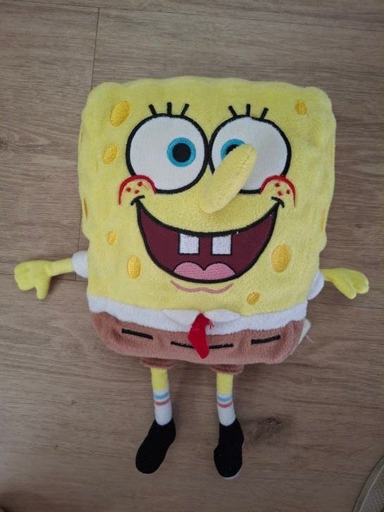 Spongebob Squarepants vintage knuffel uit 2005, Overige merken, Overige typen, Ophalen of Verzenden, Zo goed als nieuw