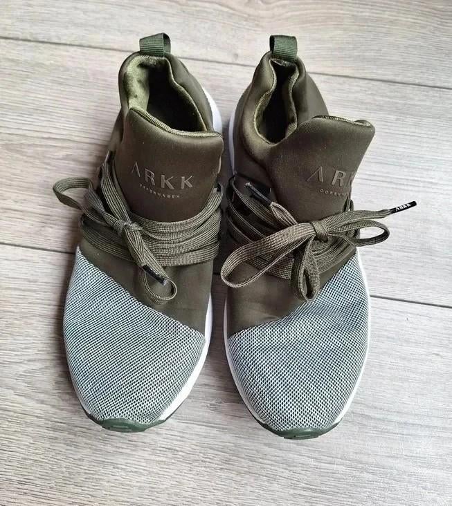 Arkk Copenhagen sneakers maat 38 groen wit, Arkk, Ophalen of Verzenden, Groen, Sneakers of Gympen