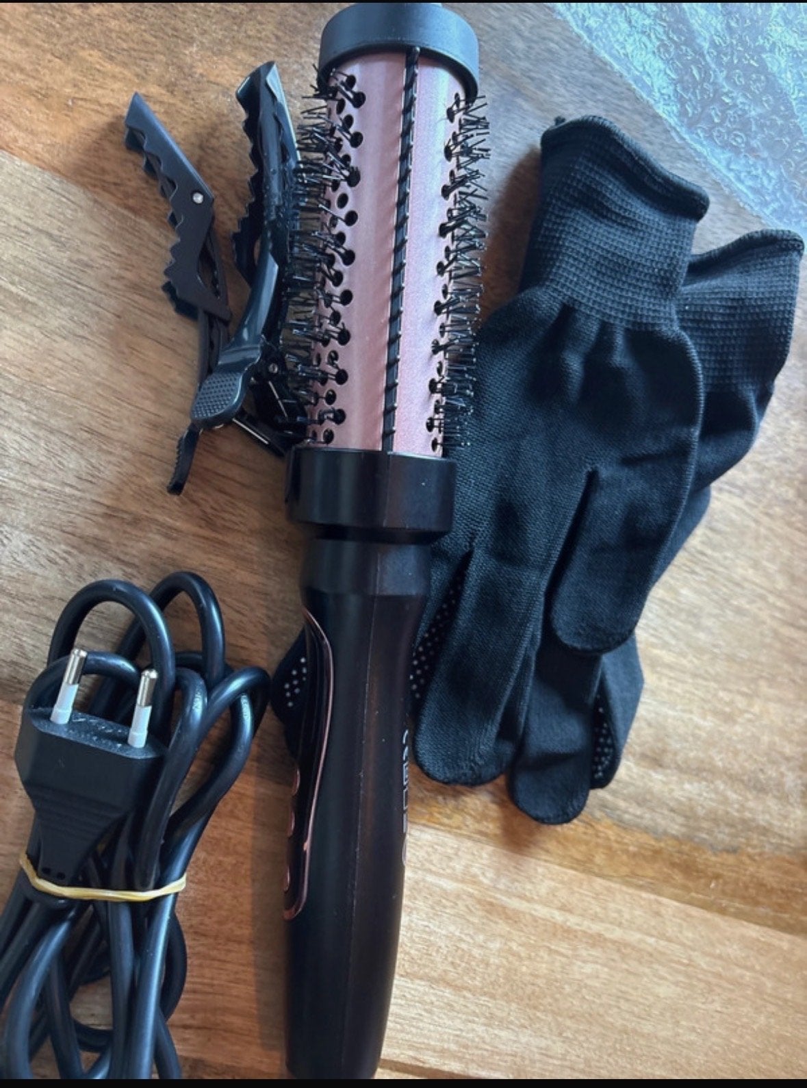 Haarstylingborstel met warmte en accessoires, Ophalen of Verzenden, Nieuw, Haarverzorging