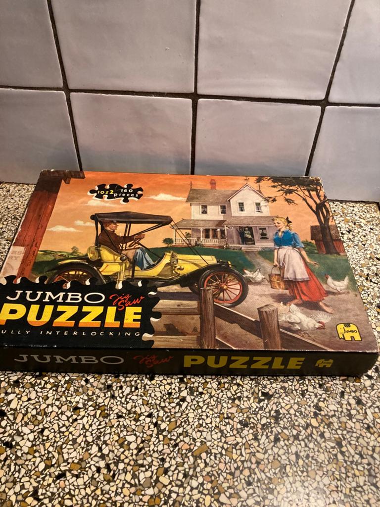 Leuke jumbo puzzel, Hobby en Vrije tijd, Denksport en Puzzels, Ophalen of Verzenden, Minder dan 500 stukjes, Zo goed als nieuw