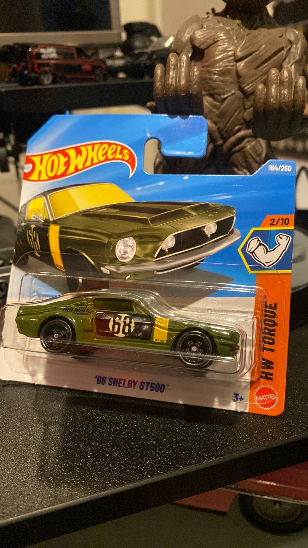 Hot Wheels 68 Ford Mustang Shelby GT500, Ophalen of Verzenden, Nieuw, Auto