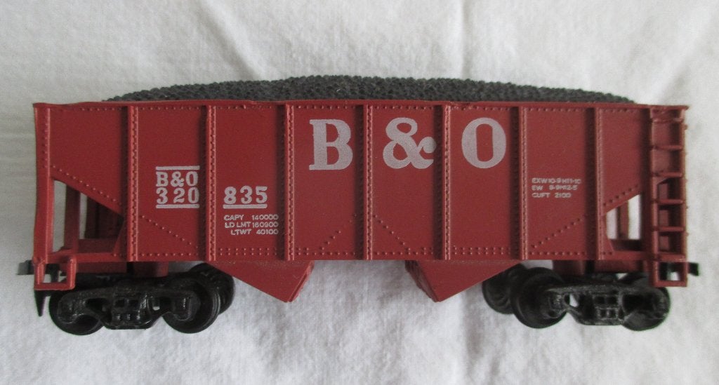 H0 Life-like 2 Bay Hopper Baltimore & Ohio B&O #320835., Overige merken, Gelijkstroom, Wagon, Ophalen of Verzenden