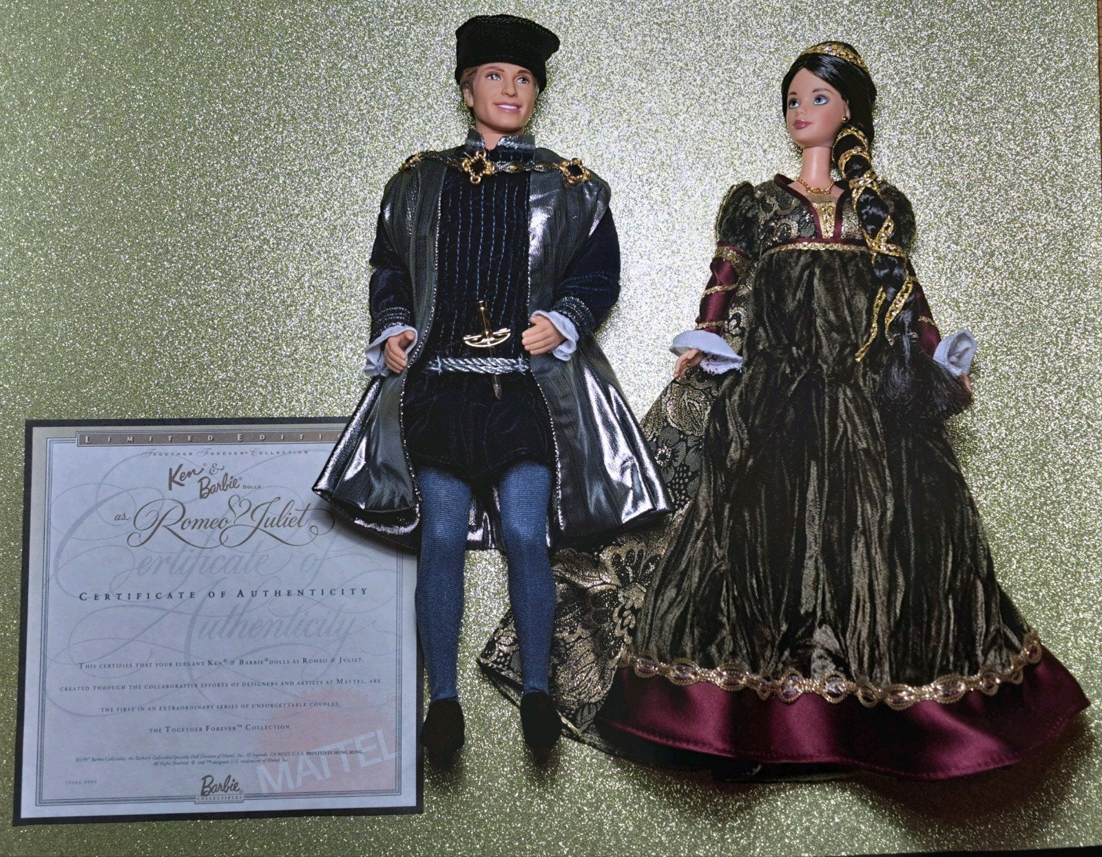 Mattel Barbie Collector Romeo & Julia Limited edition (1997), Ophalen of Verzenden, Zo goed als nieuw, Fashion Doll