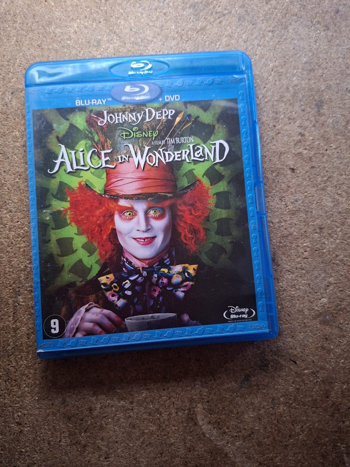 Alice in Wonderland Blu-ray + DVD (Johnny Depp), Avontuur, Nederlands, Film, Vanaf 9 jaar