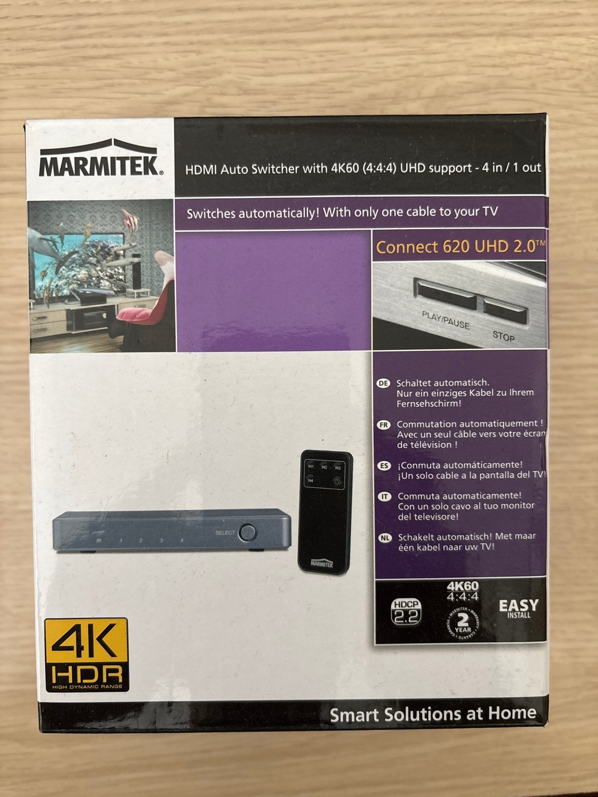 Marmitek HDMI Auto switcher, Ophalen of Verzenden, Zo goed als nieuw
