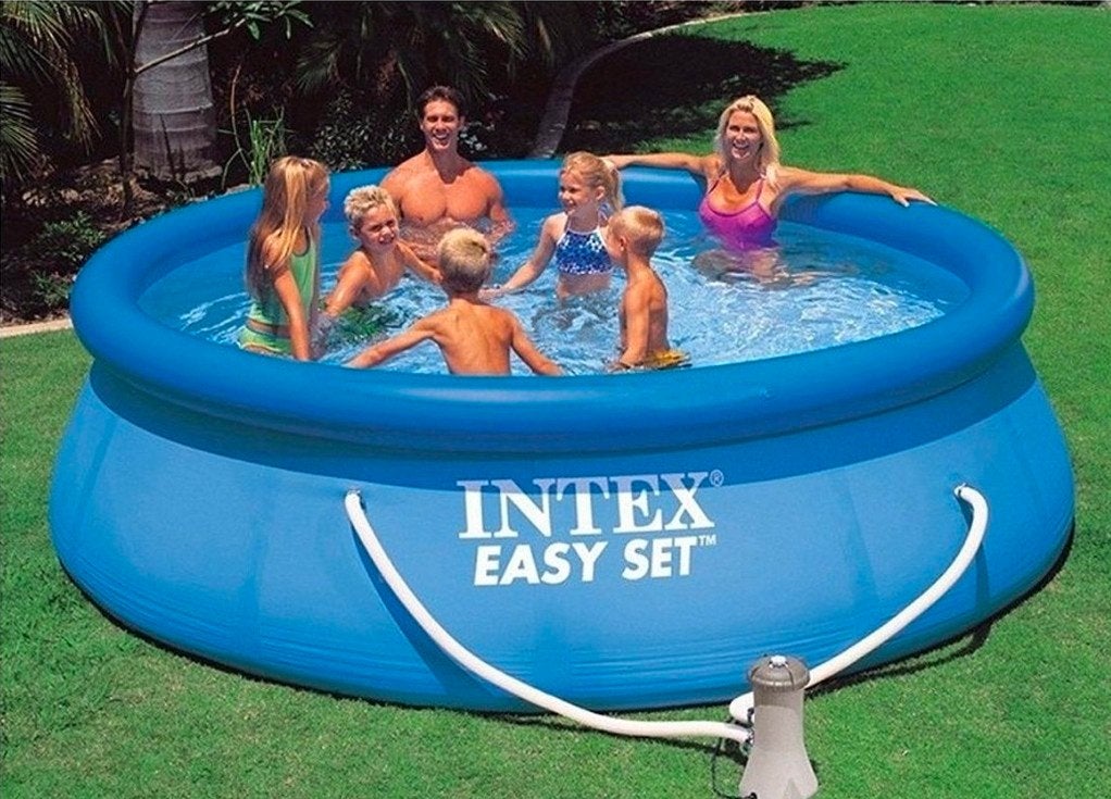 Intex Easy Set Zwembad met Filterpomp en Toebehoren, Ophalen, 80 tot 120 cm, Rond, 300 cm of meer