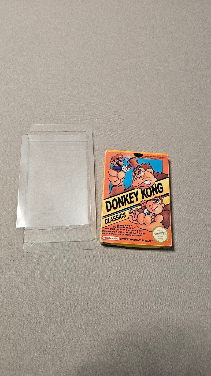 Donkey Kong Classics NES - Compleet met doos en handleiding, Spelcomputers en Games, Games | Nintendo NES, Ophalen, Gebruikt, 1 speler