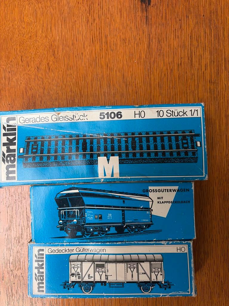 Märklin H0 Treinset: Rails en Wagons (5106, 4627), Wisselstroom, Ophalen of Verzenden, Märklin, Gebruikt