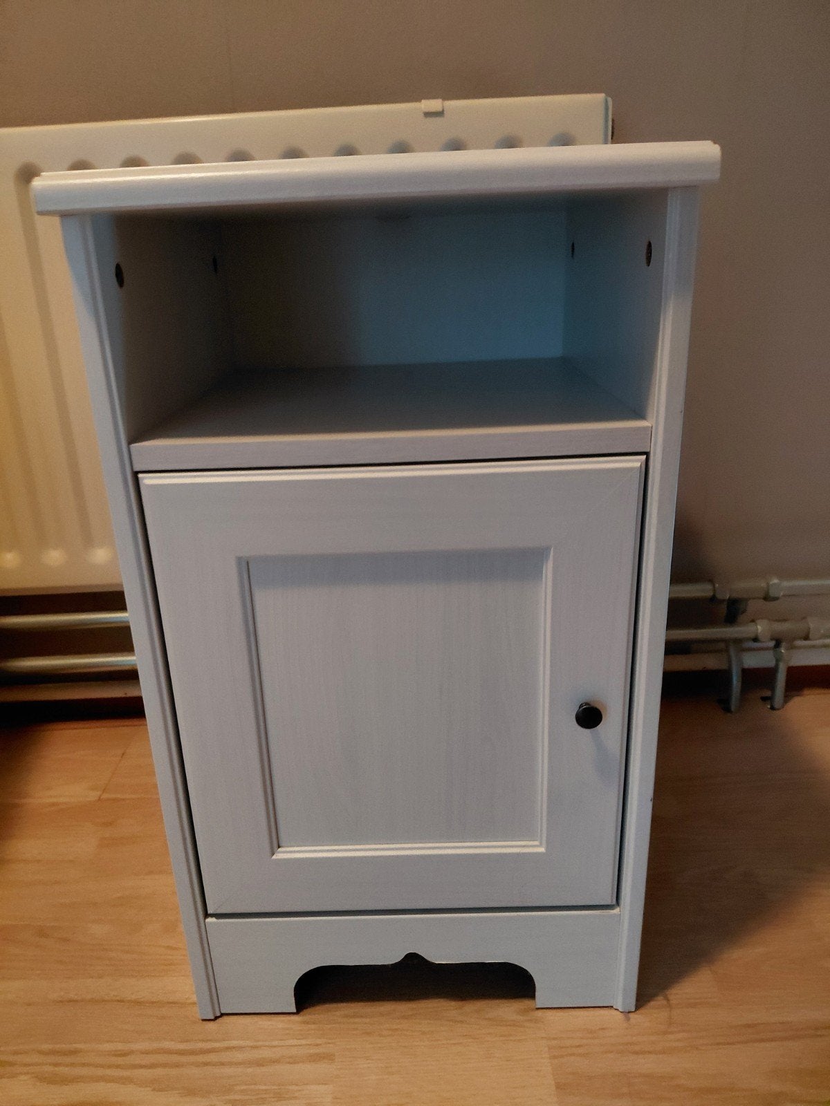 2 Nachtkastjes 35x35x65 wit, Ophalen, Minder dan 45 cm