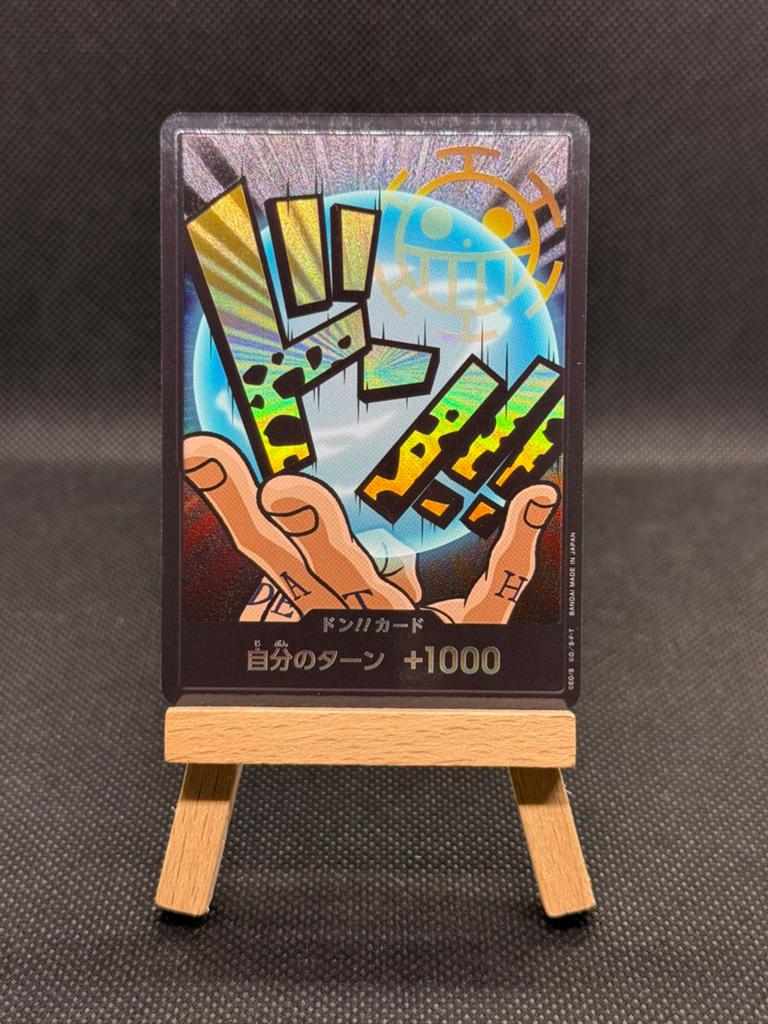 One Piece TCG Don!! (JP) PRB Law V.2 | Foil PRB-01, Ophalen of Verzenden, Zo goed als nieuw, Losse kaart, Foil