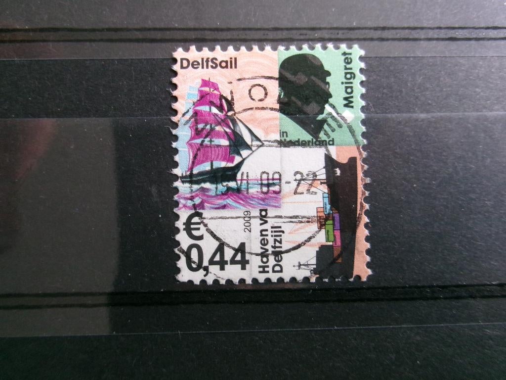 2009 - mooi nederland delfzijl (728b), Postzegels en Munten, Postzegels | Nederland, Verzenden, Gestempeld