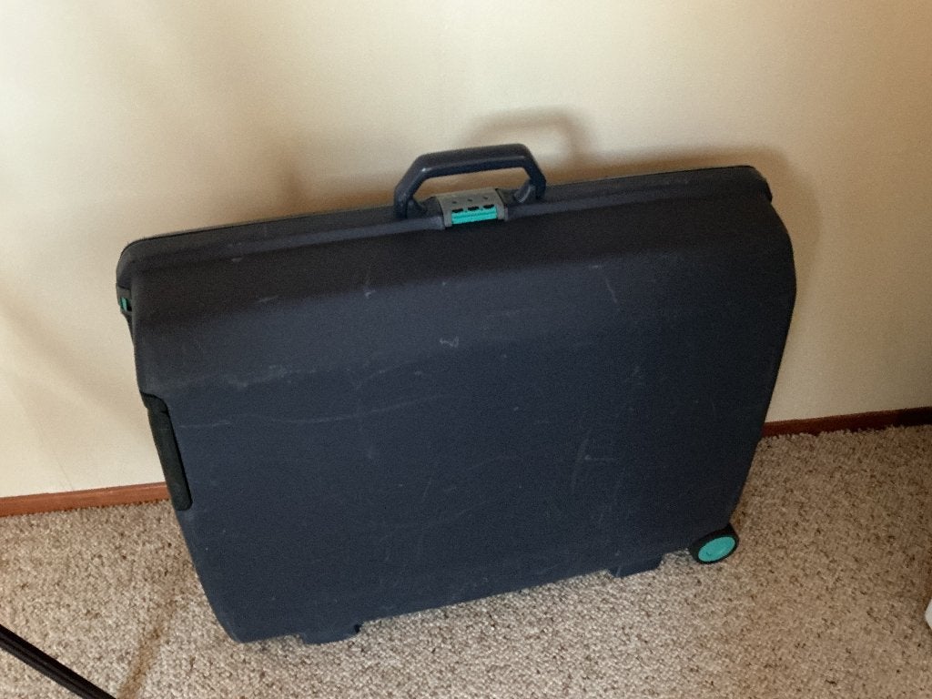 Samsonite koffer, Gebruikt, Hard kunststof, 45 tot 55 cm, Slot