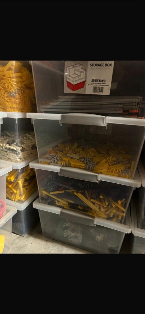 Grote partij K'nex bouwblokken en onderdelen, Ophalen, Gebruikt, K'nex