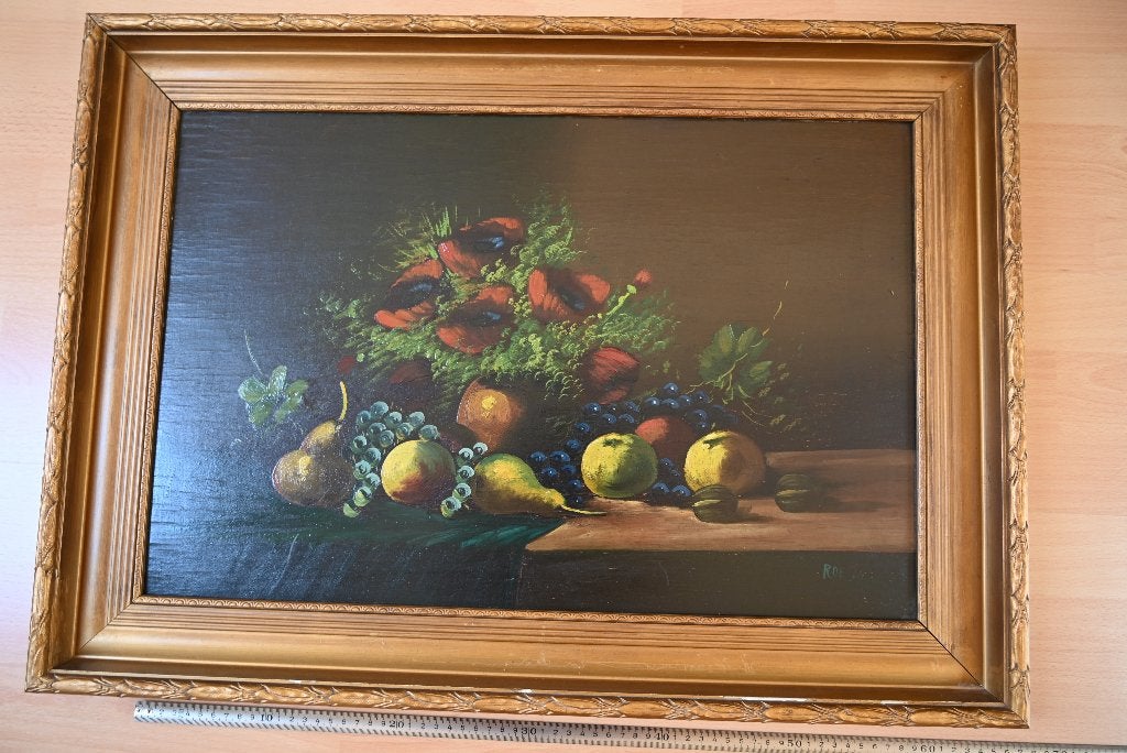 Schilderij, Ophalen, Klassiek, Ingelijst, Stilleven