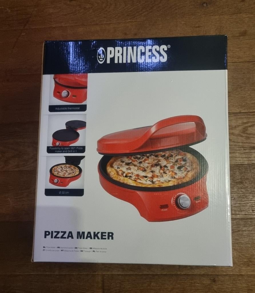Princess Pizza Maker, Witgoed en Apparatuur, Ovens, Ophalen of Verzenden, Nieuw, Minder dan 45 cm