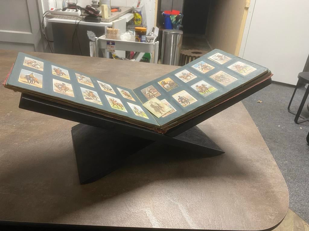 Boekenstandaard massief mango hout - voor open boeken, Huis en Inrichting, Woonaccessoires | Overige, Ophalen, Nieuw