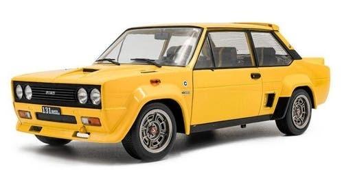 Fiat 131 Abarth '80, geel / 1:18 / Solido, Solido, Solido, Rue de L' Ecusson 2, 56120 Josselin France, Nieuw