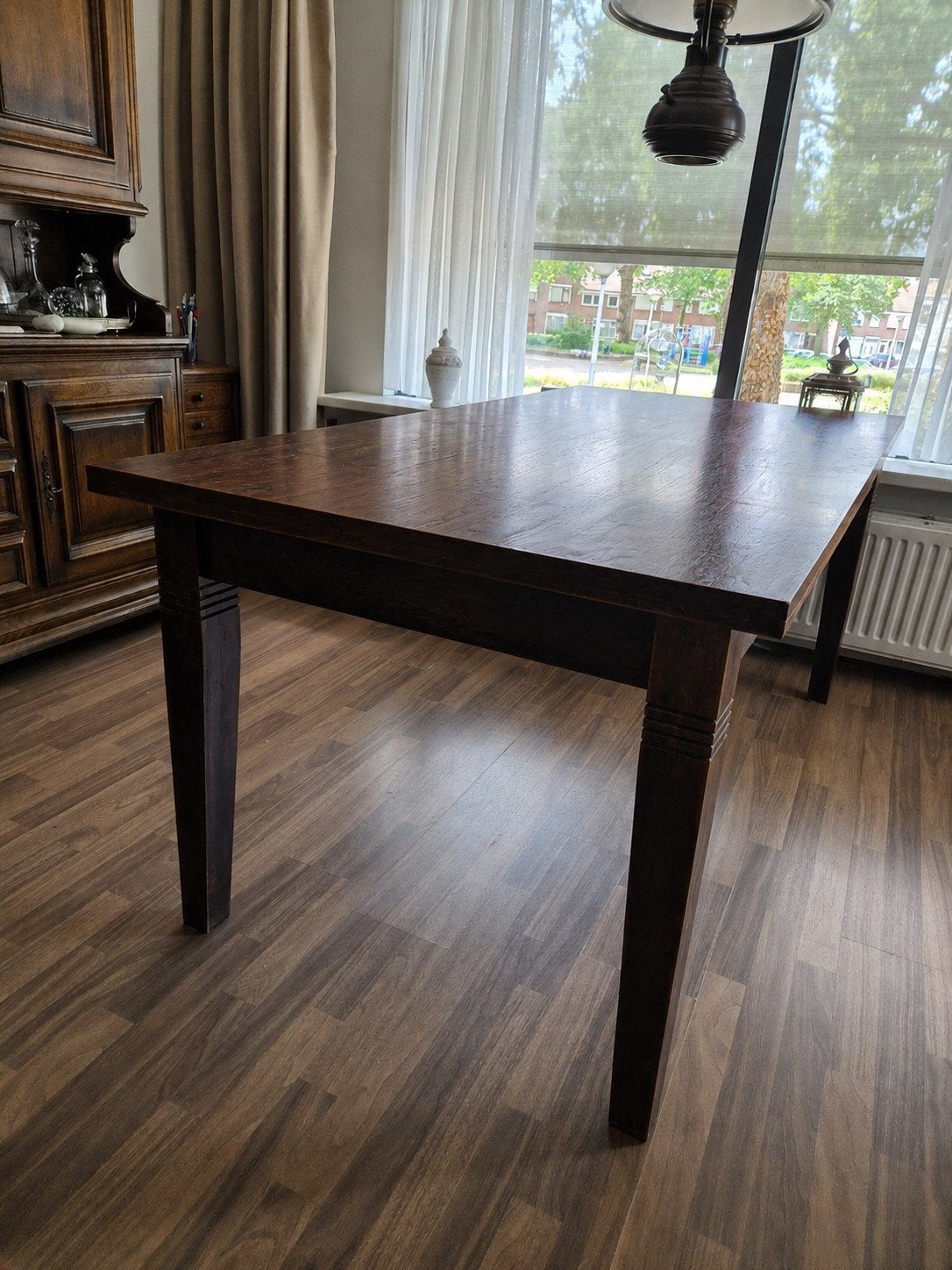 koloniale eetkamertafel, Ophalen, Gebruikt, Klassiek, Robuust, 50 tot 100 cm