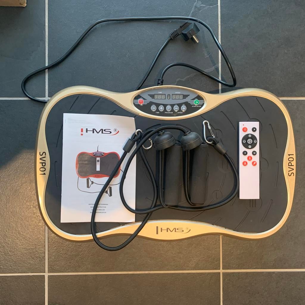 HMS SVP01 Vibratieplaat - Fitness en Massage, Ophalen, Zo goed als nieuw, Benen