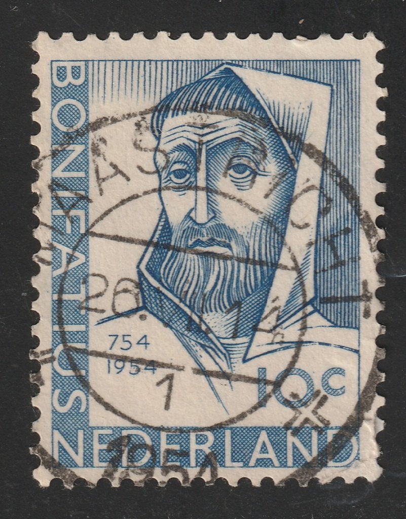 nvph 646 met kortebalkstempel Maastricht 1 (10583), Ophalen of Verzenden, Na 1940, Gestempeld